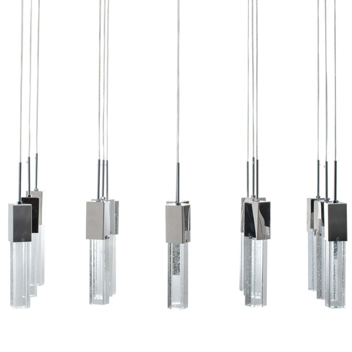 Short Crystal Sparkling Night Chandelier / 15 Light