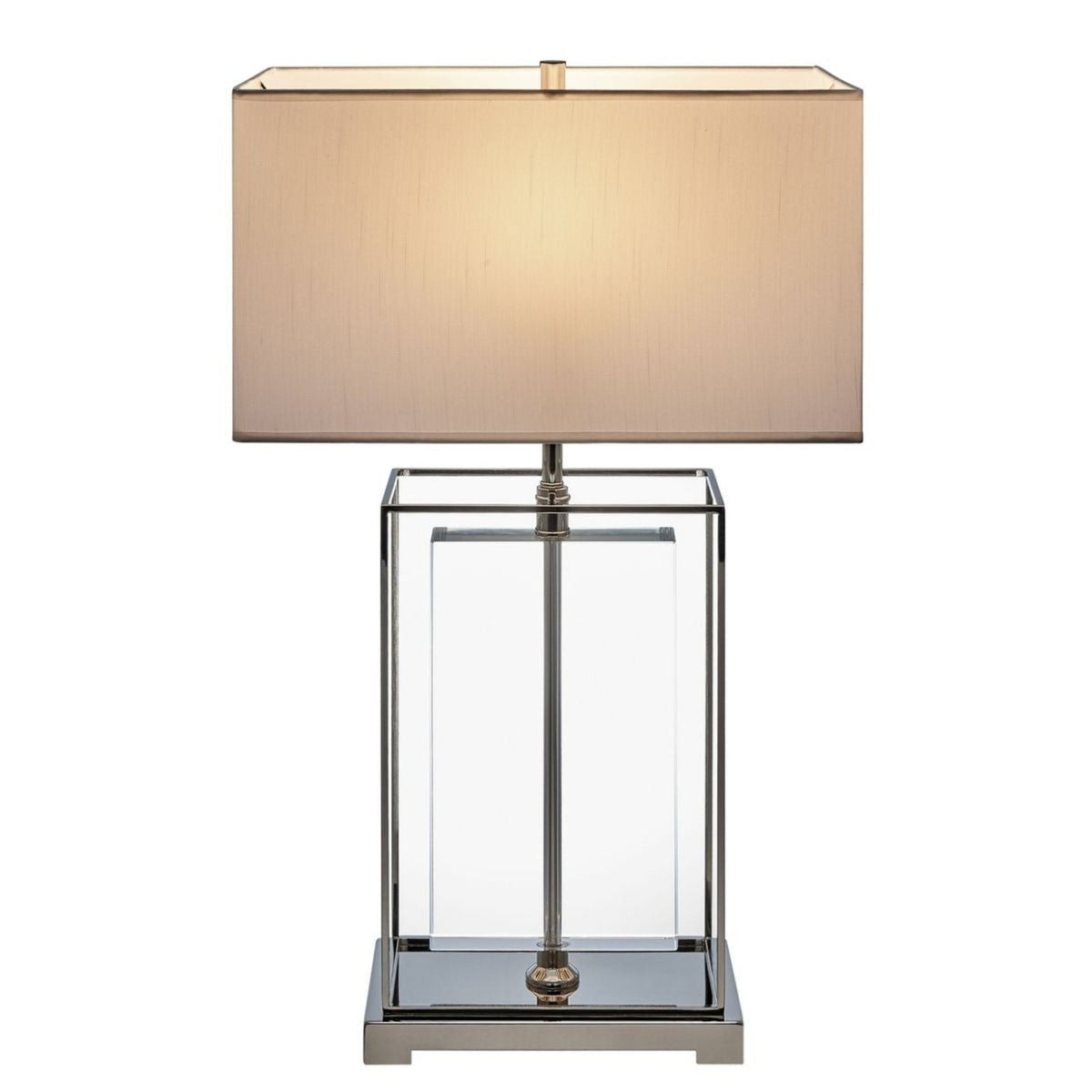 Acrylic Table Lamp with Shade by Finesse Decor